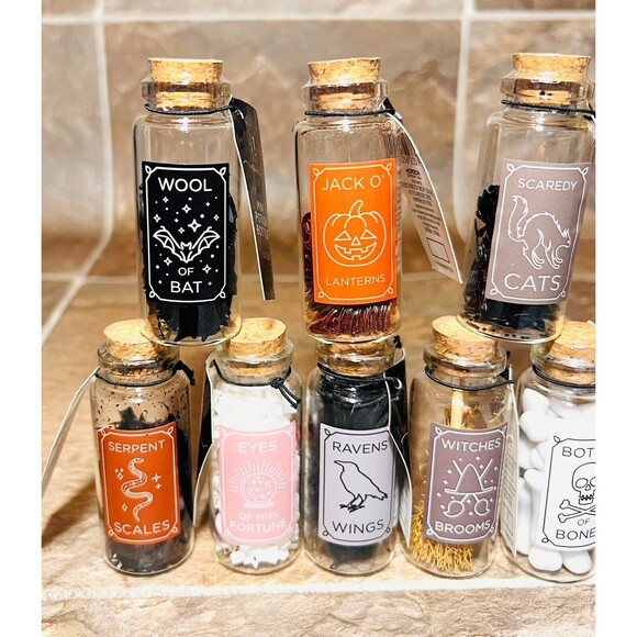 Target Mini Potion Bottles Bullseye Playground Halloween 2023 Complete Set - New - Picture 3 of 4